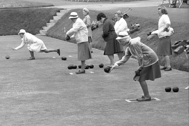 The Barnes Park ladies bowls team in May 1980. Who do you recognise in this photo?