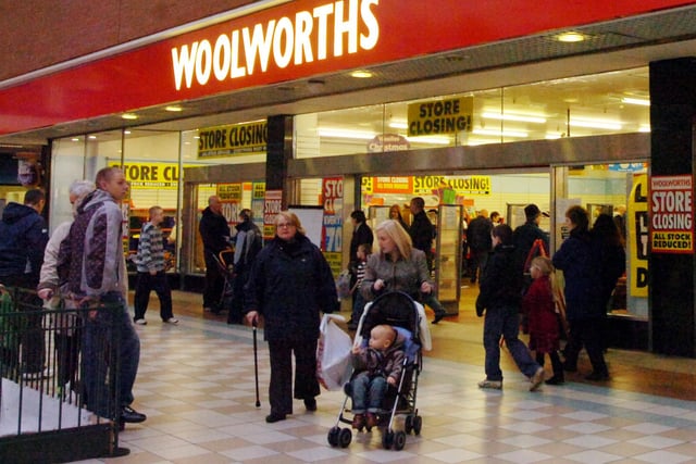 13,000 people shared their memories of Woolworths, pictured in 2008, in 2017 and many remembered the pick n mix, 99 pence cassettes, and Top of the Pops albums.