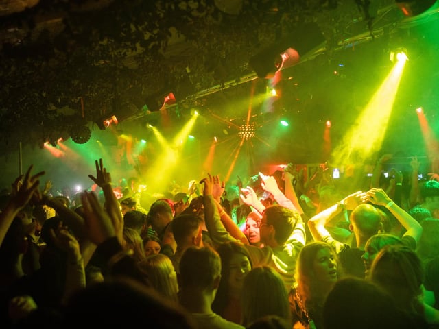 Freshers partying at The Astoria.