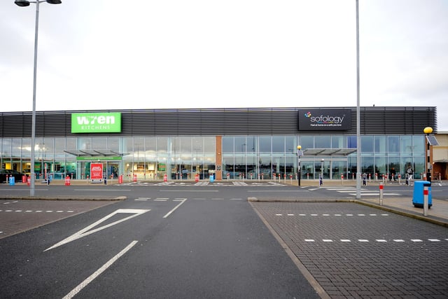 Fife Retail Park in Kirkcaldy usually bustles with people and traffic - but not this month as tight new restrictions come into force. (Pic: Fife Photo Agency)