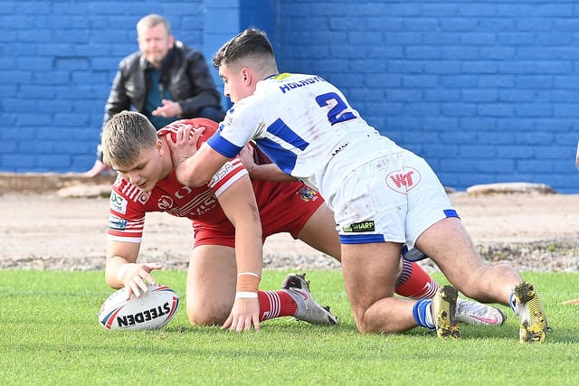 Oliver Greensmith's try at the end of the first half raised hopes of a Dons comeback but it wasn't meant to be.