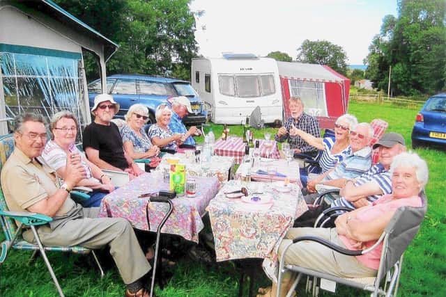 Richard Foster and his wife Maureen enjoyed many caravan and camping holidays