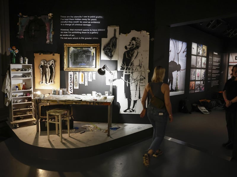 Banksy’s Cut & Run exhibition at the Gallery of Modern Art will run until August 28 with there still being tickets available to view Banky’s first solo show for 14 years.