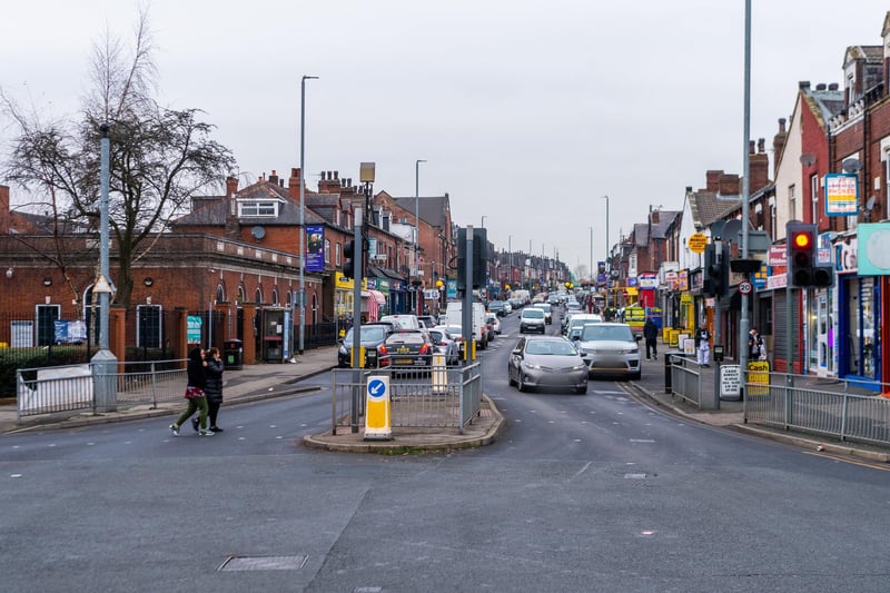 Harehills South saw prices rise by 22.9% in a year, with average properties selling for £110,000 in 2022.