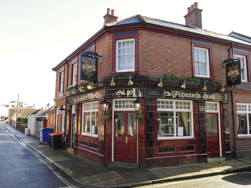 The Florence Arms in Florence Road, Southsea, serves traditional and contemporary pub food.It has been described as 'awesome' on OpenTable with 222 reviews.