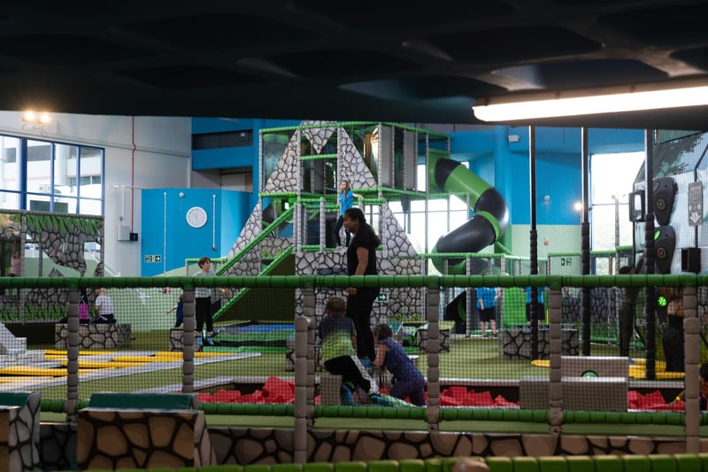 Inside the soft play cente. Picture By: Andy Hornby