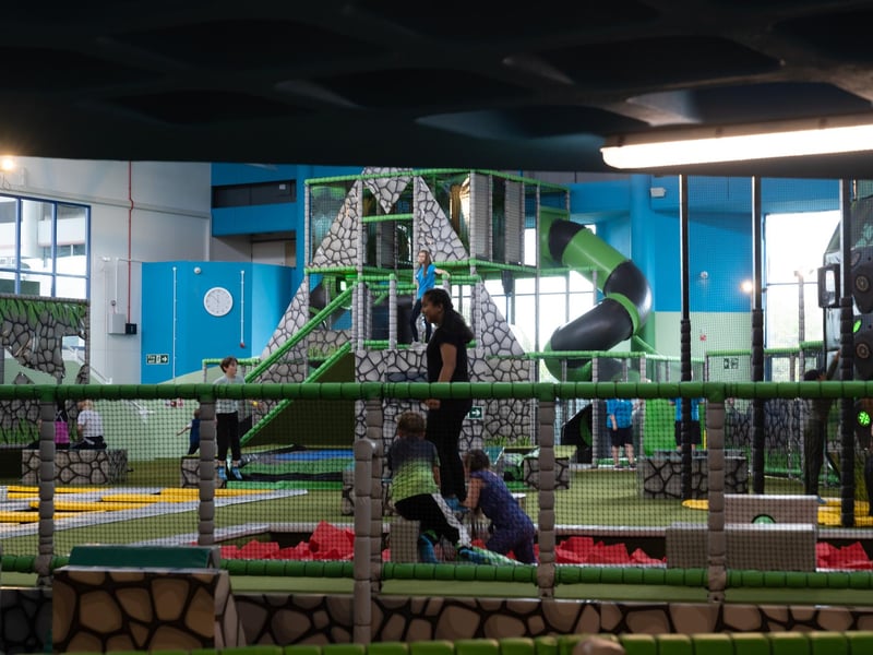 Inside the soft play cente. Picture By: Andy Hornby
