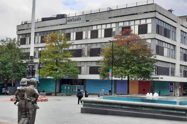 There are calls for the former Cole Brothers building, last occupied by John Lewis, to be listed to preserve it for further use in Sheffield city centre