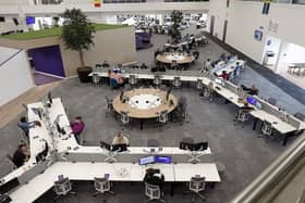 The newly refurbished BT contact centre in Doncaster
