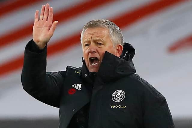 Sheffield United manager Chris Wilder is a former Southampton trainee. (Photo by JASON CAIRNDUFF/POOL/AFP via Getty Images)