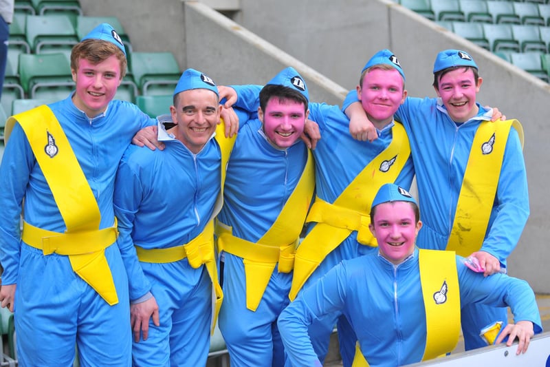They're just a few of the hundreds who dressed up as Thunderbirds in 2014
