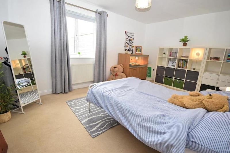 Another good-sized bedroom which, as you can see, is loved by the teddy bears! There is a radiator and also a uPVC window to the back.