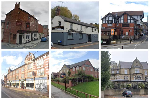 Sheffield residents have revealed their favourite pubs in the city – and explained what makes them so popular. PIctured clockwise from top left are The Red Lion, The Bay Horse, The Punchbowl, The Florenine, The Sword Dancer, and The Cavendish