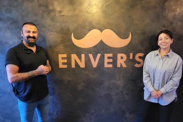 Enver (left) and Kirstie (right) are the dream team behind Enver's Turkish Grill, which has sites in Handsworth and Hillsborough.