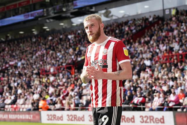 Oli McBurnie is fit again following injury: Andrew Yates / Sportimage