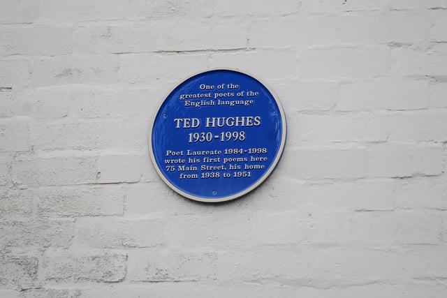 Poet Laureate Ted Hughes wrote some of his pomes at his Doncaster home in Main Street