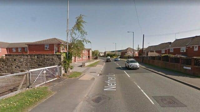 A police officer died in a collision on Nether Lane, Ecclesfield, Sheffield, yesterday.