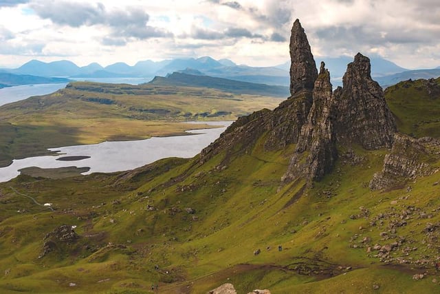 In Ridley Scott’s sci-fi thriller, Prometheus, the film starts in Scotland in the year 2089 on the Storr, where an archaeologist discovers the ancient star map in a cave under the Old Man of Storr.