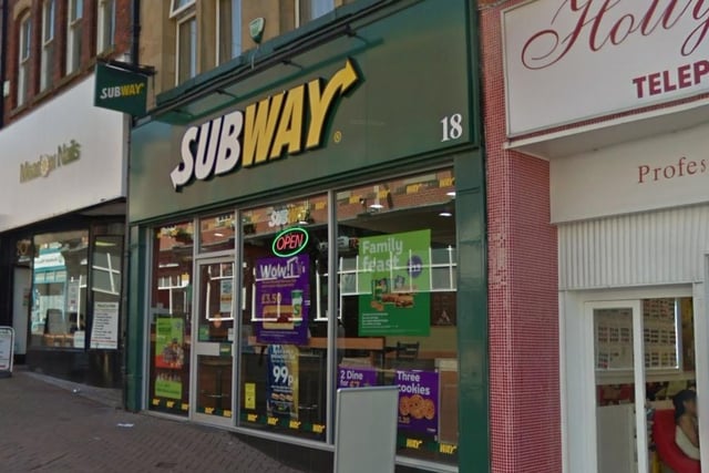 Subway was handed a four-out-of-five rating after assessment on September 22.