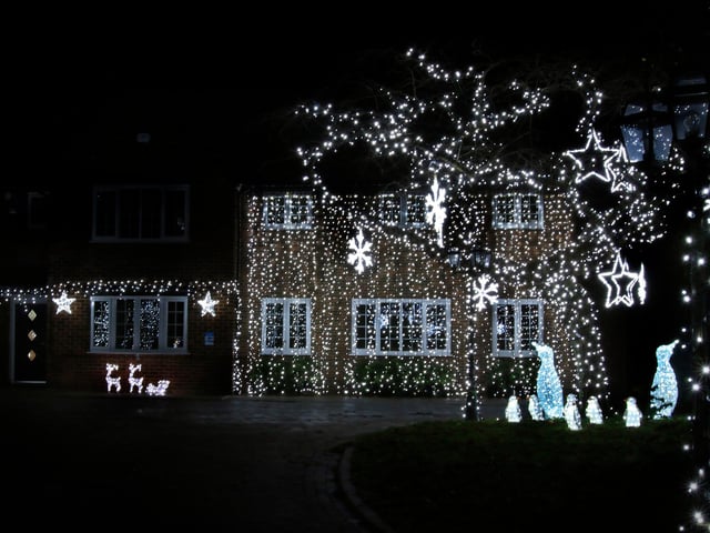 Festive Lights at Broadacres, Hatfield.