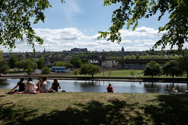 Edinburgh's residents can now have themselves a socially distant picnic in the sunshine. Remember, if meeting another household, the gathering can consist of no more than eight people - and each household should bring their own food, plates, cups, and cutlery.