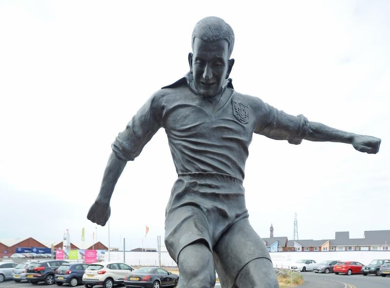 Born in 1921, Mortensen became a wireless operator in the Second World War and was the only survivor of an RAF plane crash. He became a Blackpool football legend, where the above statue stands, and scored 23 goals and 25 England games. He died in 1991.