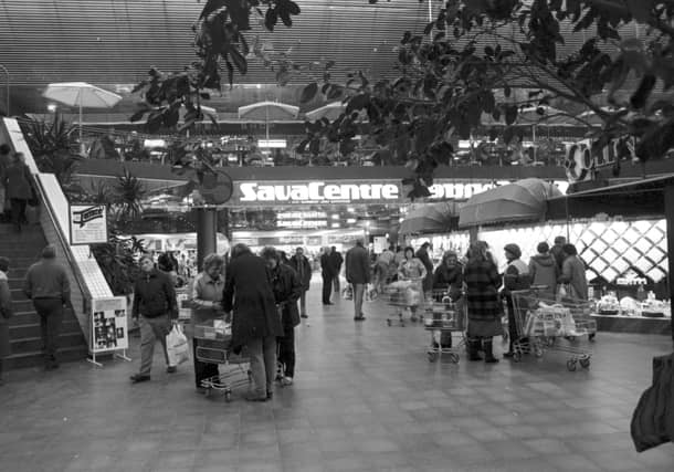 SavaCentrestore in Edinburgh shopping centre Cameron Toll in December 1985.
