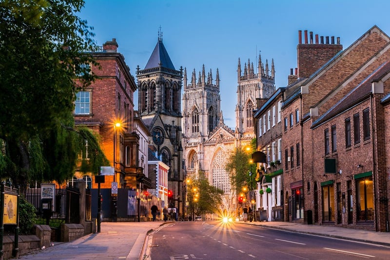 Neighbouring ancient city of York ranked 47th in the UK, while taking the third spot in Yorkshire and The Humber.