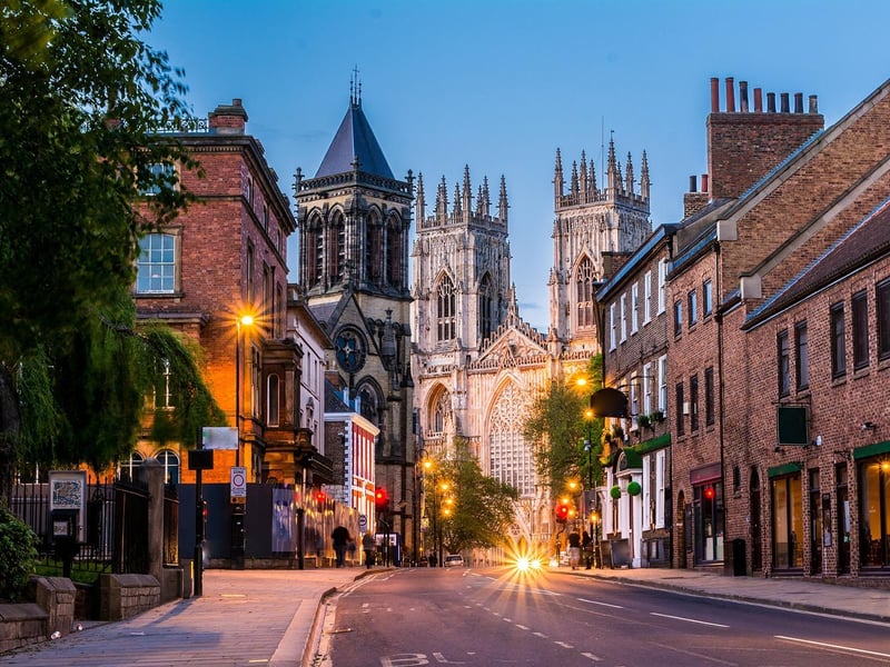 York ranked 4th in Yorkshire and the Humber and 30th in the UK.