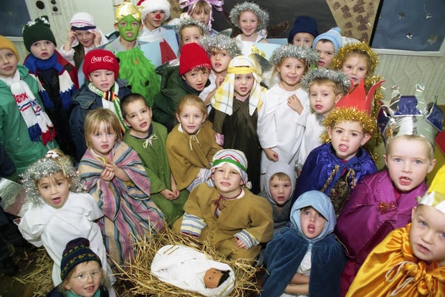 Quarry View Infants School Nativity in 1997 was called The Christmas Cards. Did you see it?
