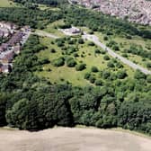 A drone image of Owlthorpe Fields in Sheffield, which are now set to be protected from housing development following a four-year campaign by Owlthorpe Action Group