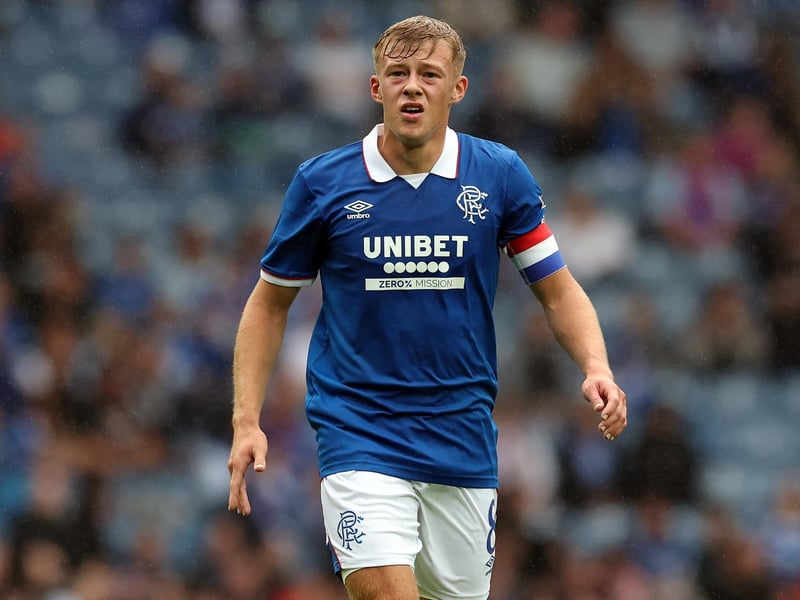 The Scotland international missed the weekend defeat to Celtic with suspension, and will return to the squad for the game on Thursday.