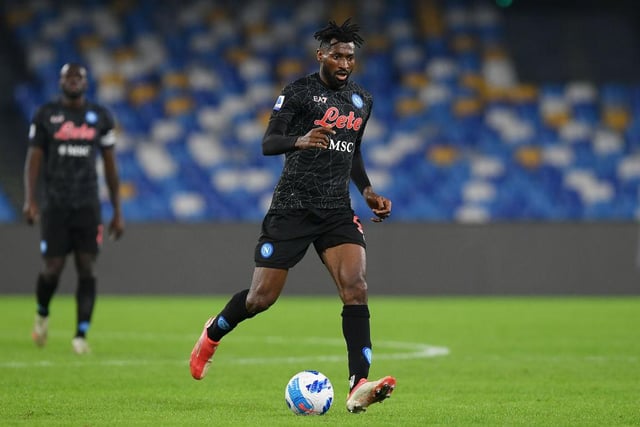 Crystal Palace are looking to swoop in for Fulham-owned midfielder Andre-Frank Zambo Anguissa, who is currently on loan at Italian side Napoli. (The Sun)

(Photo by Francesco Pecoraro/Getty Images)