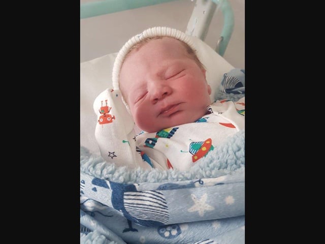 Teddy Cornish was born on April 12.