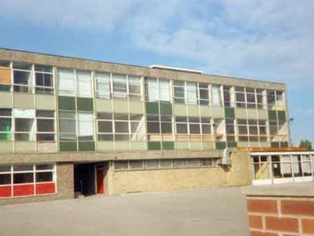 Gleadless Valley Secondary School, on Matthews Lane, Sheffield, in 1996.