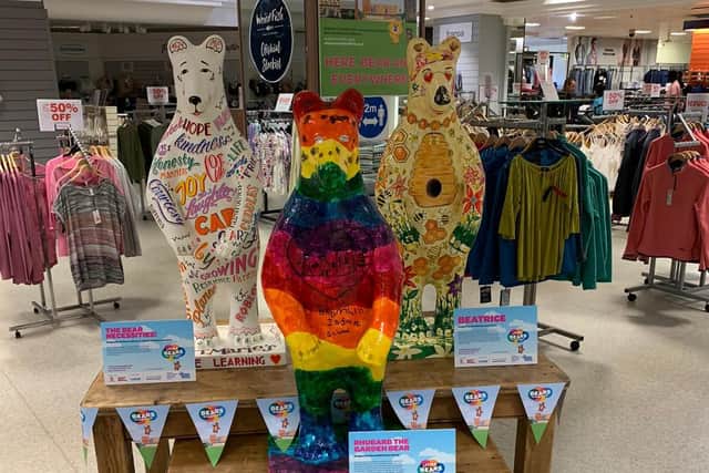 The Bears of Sheffield which are on display in Atkinsons in the centre of the city.