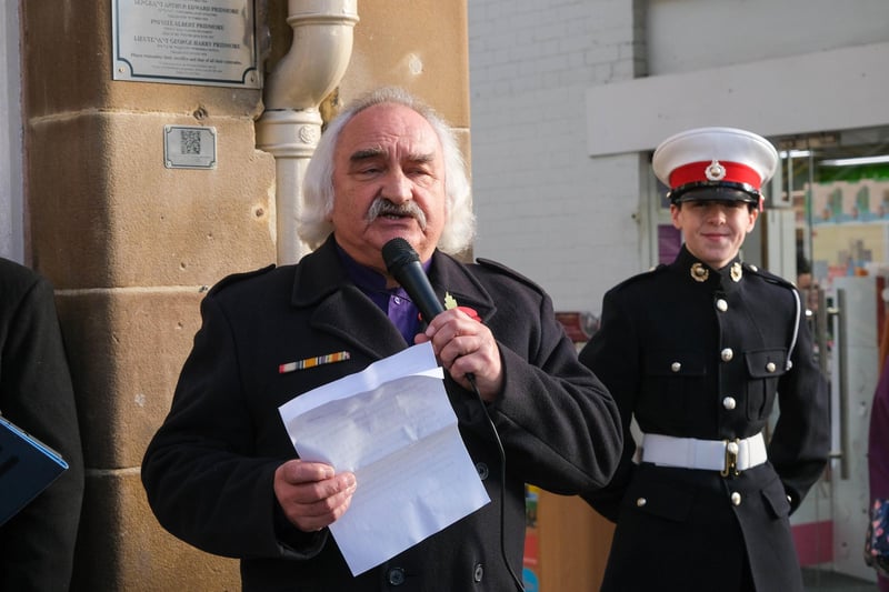 A ceremony was held at Sheffield Station to commemorate the sacrifice made by the four Pridmore brothers in WW1
