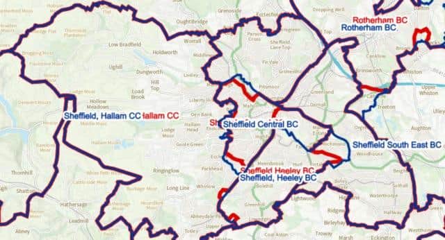 The proposed boundary changes