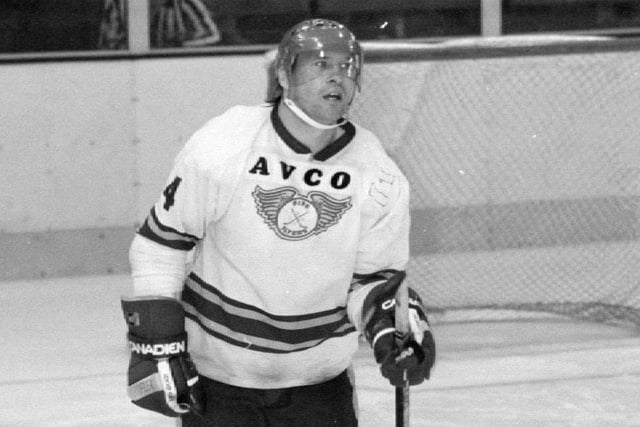 Fife Flyers  - defenceman Al Sims, 1980s (Pic: Bill Dickman)