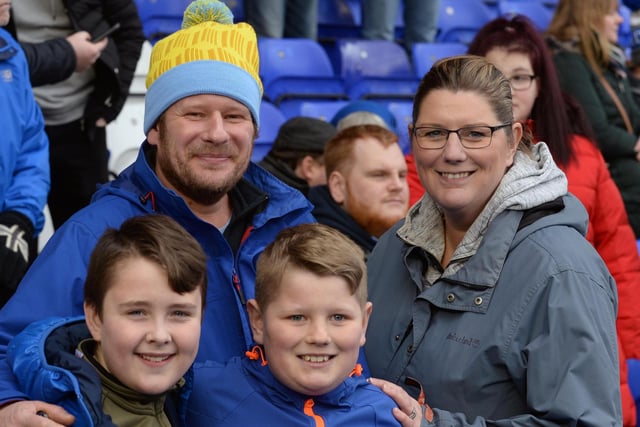 Wednesday fans before the 3-3 draw with Birmingham City at St Andrew's last February.