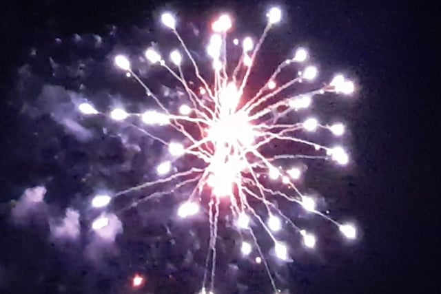 Fireworks lit up the sky at 5pm, marking the beginning of Christmas cheer in Retford.