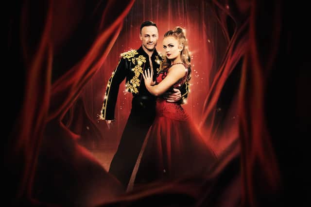 Strictly Ballroom The Musical stars Kevin Clifton and Maisie Smith, both from Strictly Come Dancing. It will be at Sheffield City Hall from December 8-13, 2022