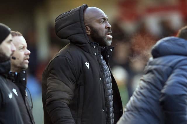 Darren Moore was unhappy with Sheffield Wednesday's second half against Exeter City. (Steve Ellis)