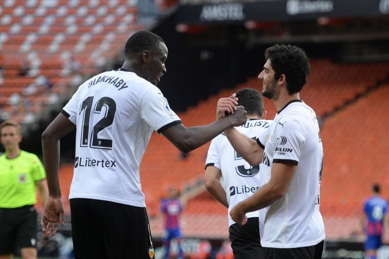 Newcastle United and Leicester City are showing an interest in signing Valencia defender Mouctar Diakhaby this summer. (AS)

(Photo by Aitor Alcalde/Getty Images)