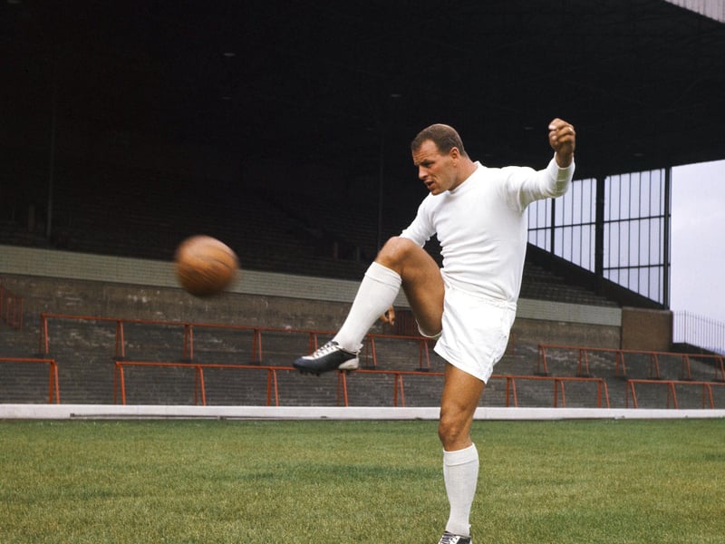 Considered by many to be one of the greatest players in football history, Charles could star up front or as a centre-back. He scored 157 goals in 328 appearances for Leeds, including an incredible 1953/54 campaign in which he was on target 43 times in 41 games.