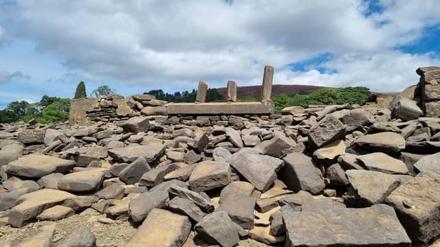 The villages of Derwent and Ashopton were flooded in 1943 to create Ladybower Reservoir