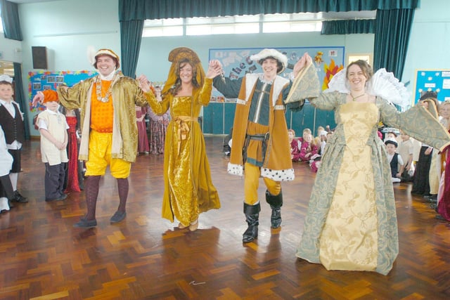A Tudor day at Barnard Grove School looked like great fun in 2009. Does it bring back memories?