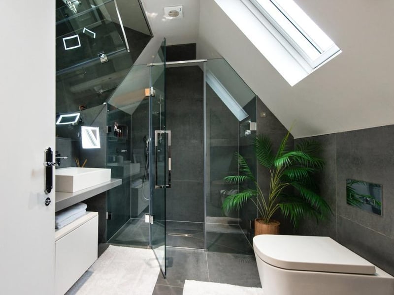 Second floor shower room.