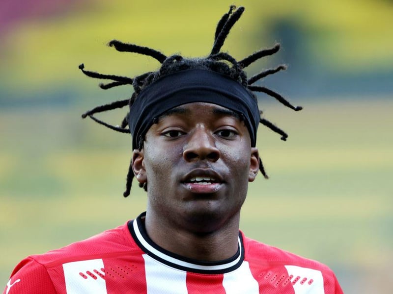 Crystal Palace are interested in bringing PSV Eindhoven’s Noni Madueke to Selhurst Park this summer. (Football Insider)
(Photo by MARCEL VAN HOORN/ANP/AFP via Getty Images)