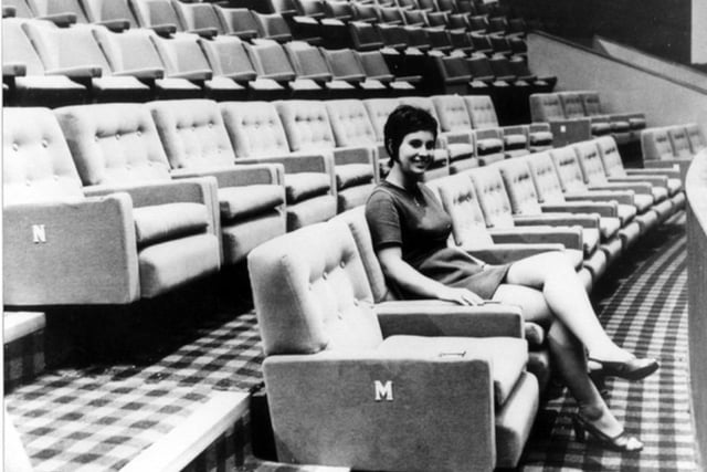 The Pullman seats inside the Gaumont, in a picture taken in 1969. Photo: Picture Sheffield